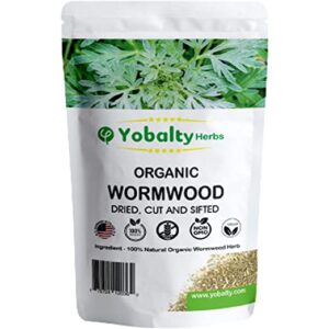 Wormwood Herb, Ajenjo 4 oz, Artemisia Absinthium, Wormwood Dried cut herb.